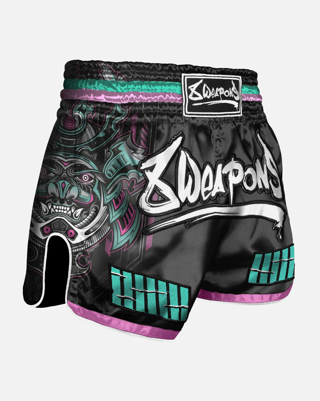 Spodenki Muay Thai 8 WEAPONS Samurai 2.0 – Cyber