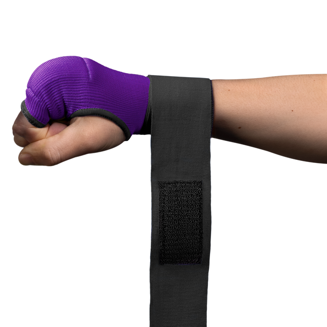 Hayabusa Binnenhandschoenen Quick Gel - Paars/Zwart
