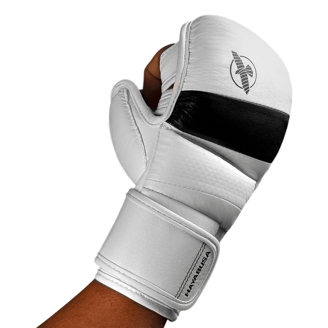 Hayabusa MMA Sparring Gloves T3 Hybrid - White/Black