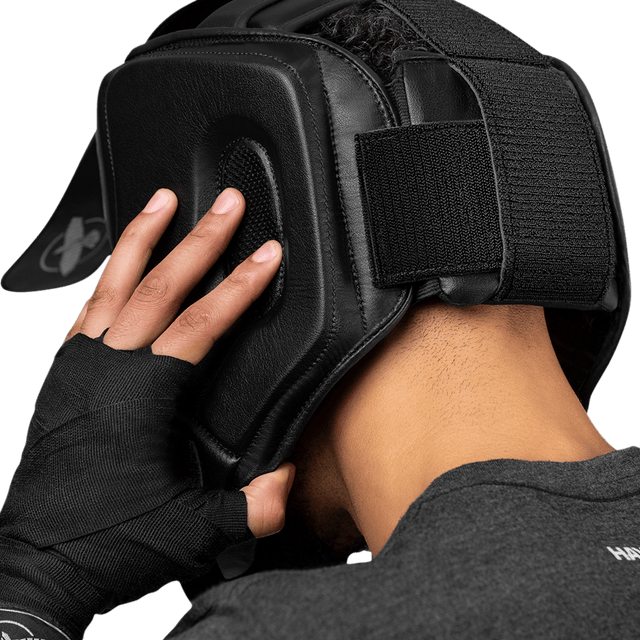 Hayabusa T3 Head Protector with Cheek Protection - Black