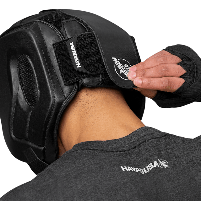 Hayabusa T3 Head Protector with Cheek Protection - Black