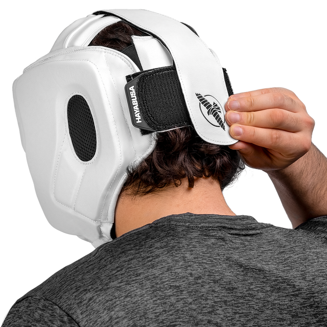 Hayabusa Hoofdbeschermer T3 - Wit/Zwart