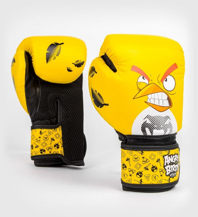 Rękawice bokserskie Venum Angry Birds – Żółte/Czarne