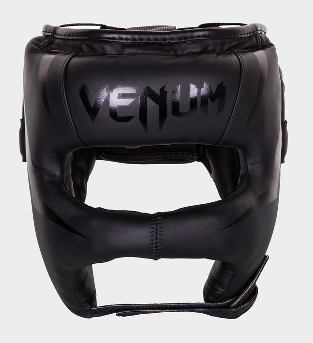 Kask bokserski Venum Elite Iron – Czarny – Kaski bokserskie