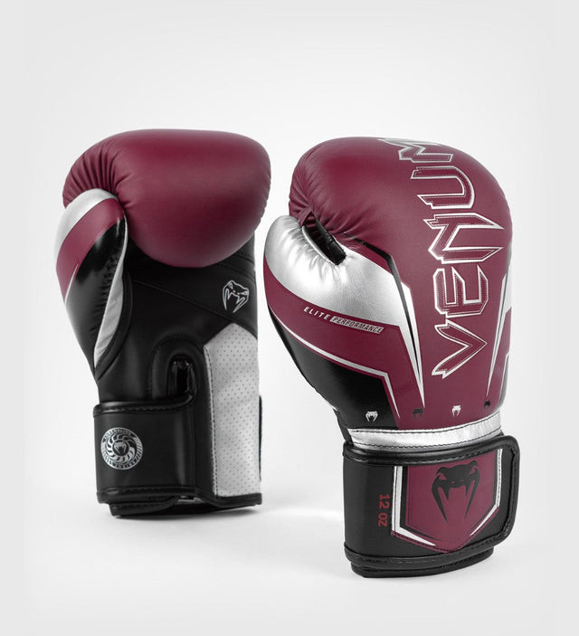 Venum Boxing gloves Elite Evo - Red/Silver - Boxing gloves