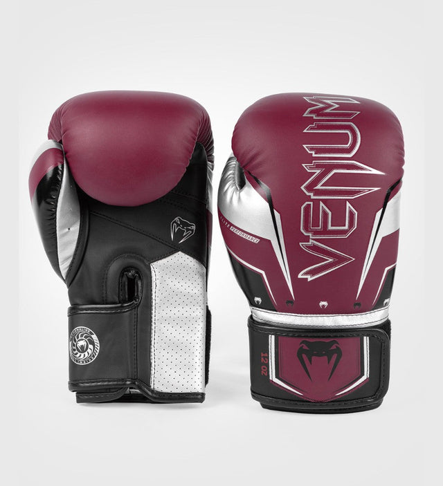 Venum Boxing gloves Elite Evo - Red/Silver - Boxing gloves
