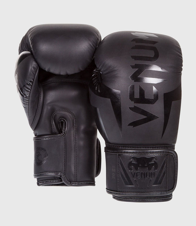 Venum Boxing gloves Elite - Black/Black - Boxing gloves