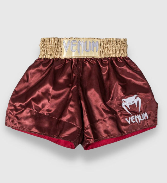 Venum Kickboxing shorts Classic 2.0 – Burgundy Red/Gold/White – Shorts