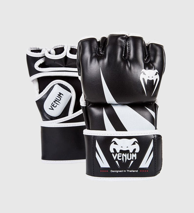 Rękawice MMA Venum Challenger – Czarne/Białe – Rękawice MMA