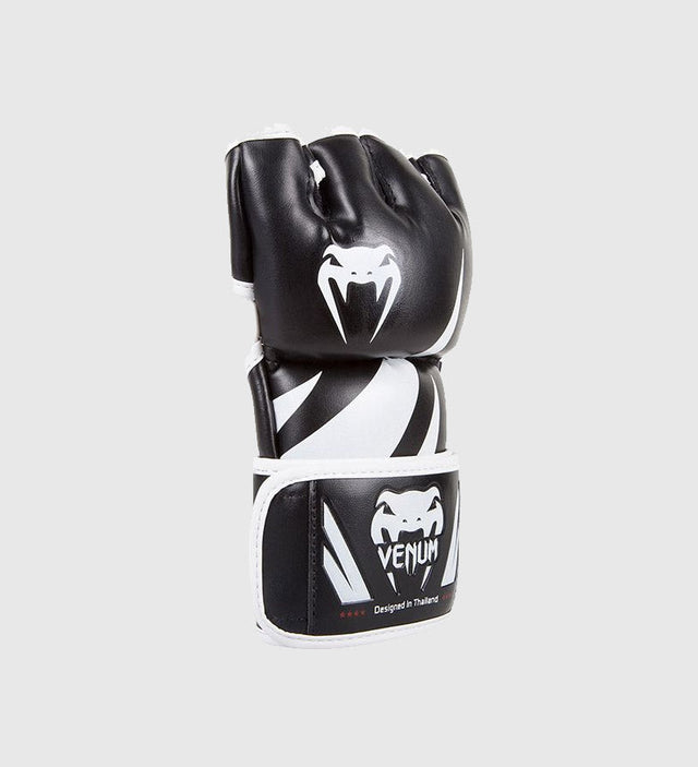 Rękawice MMA Venum Challenger – Czarne/Białe – Rękawice MMA