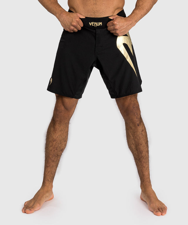 Venum Light 5.0 MMA Shorts – Black/Gold front