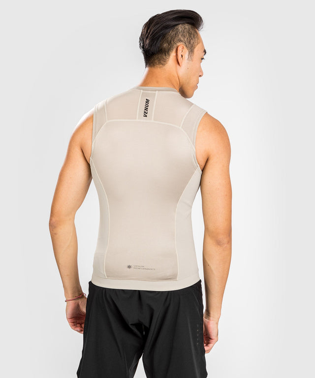 Venum Rashguard G-Fit Air Bez rękawów - Piaskowy - Koszulka