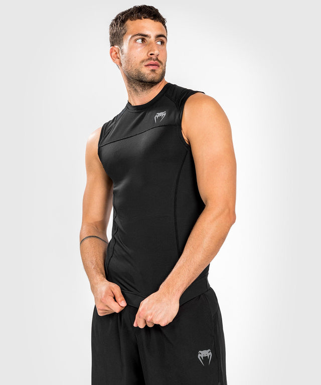Venum Rashguard G-Fit Air Mouwloos - Czarny/Czarny - Koszulka