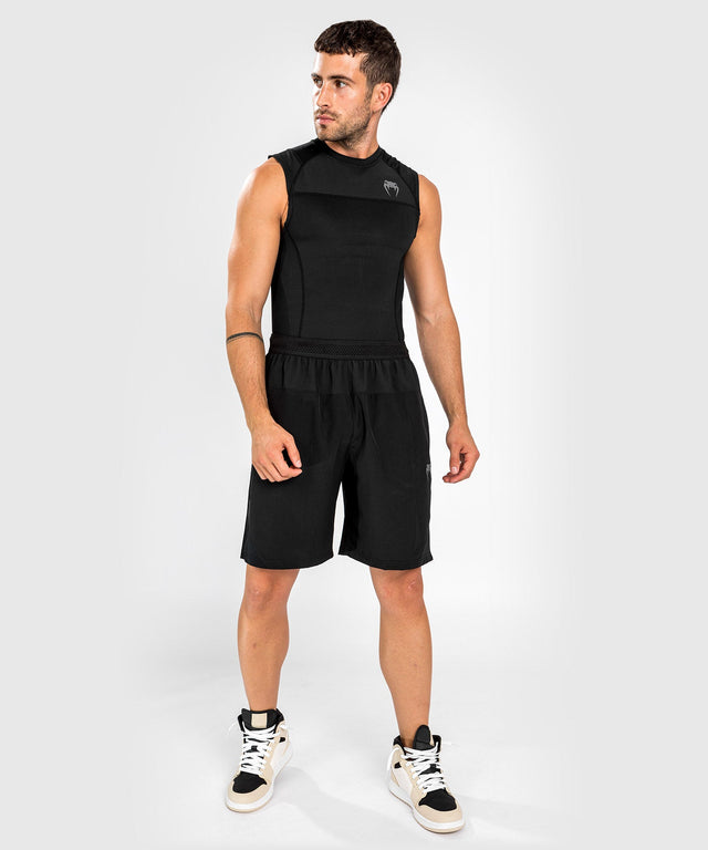 Venum Rashguard G-Fit Air Mouwloos - Czarny/Czarny - Koszulka