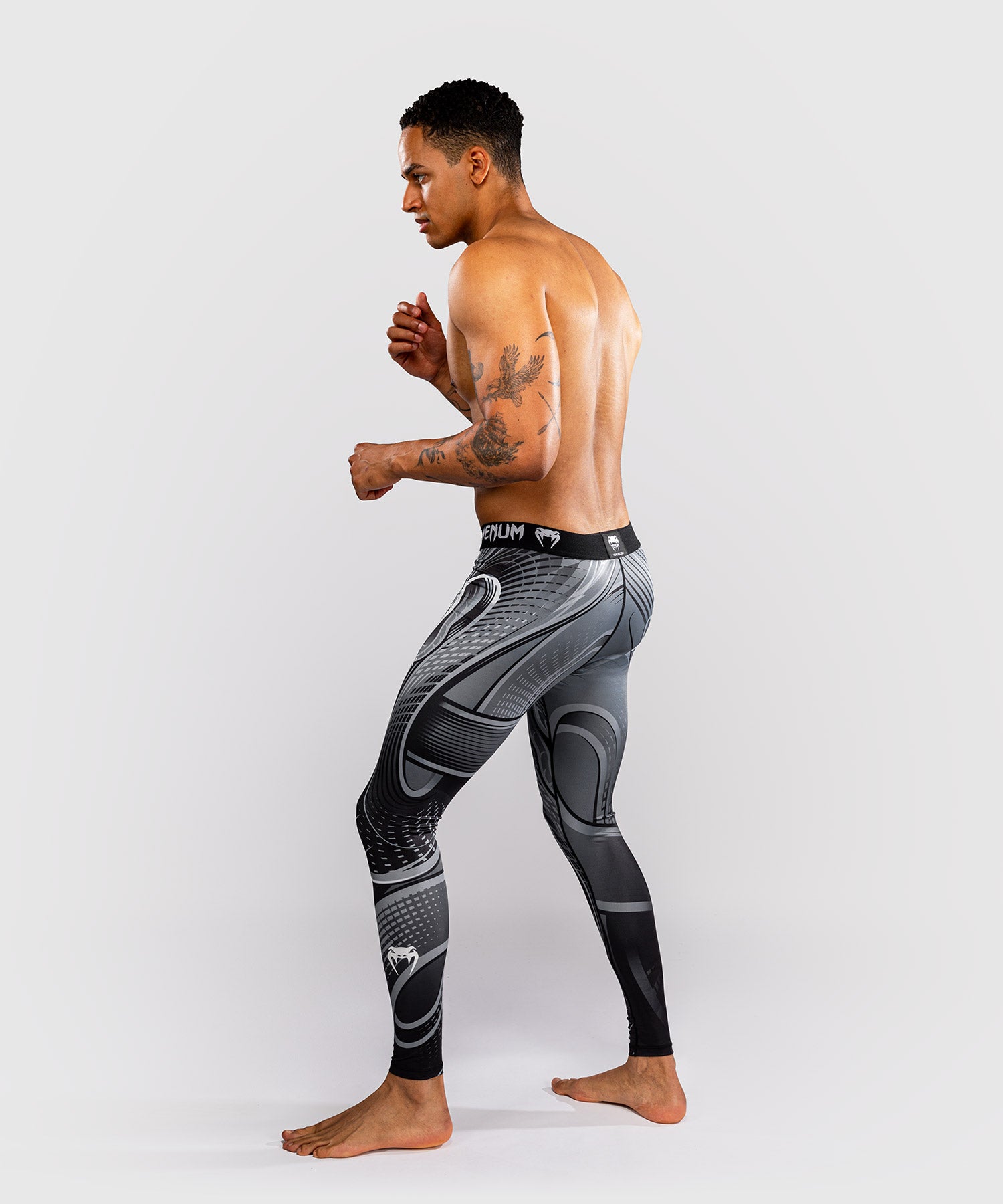 Venum Compressie Shorts Crimson Viper 2.0 - Zwart/Grijs