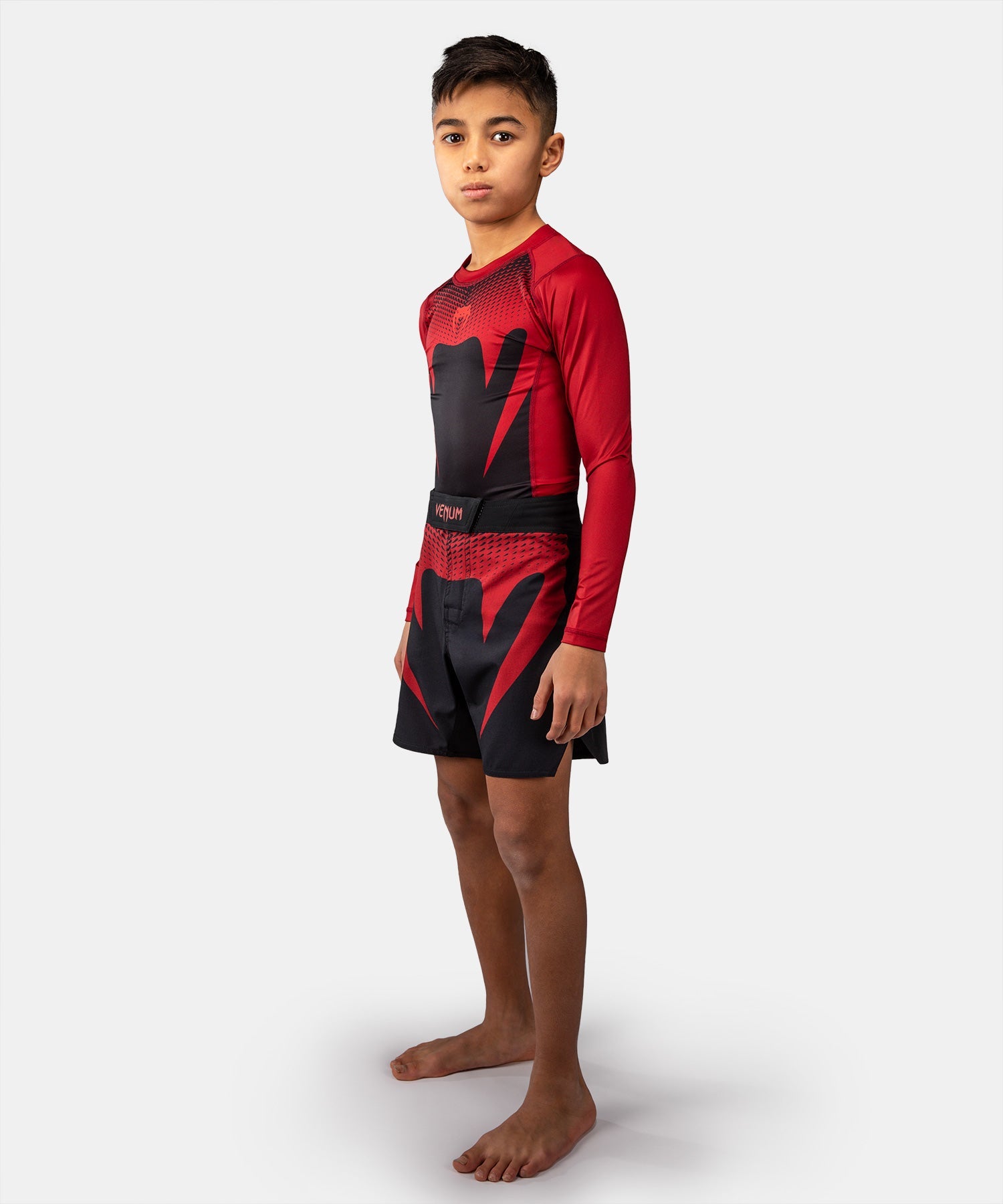 Venum MMA Shorts Attack Kinderen - Zwart/Rood