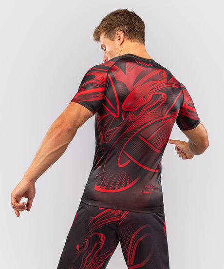 Rashguard Venum Crimson Viper 2.0 – Manica Corta Nero/Rosso