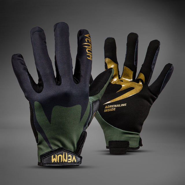 Venum MX Summer Motorhandschoenen - Zwart/Groen/Goud
