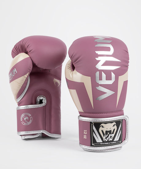 Venum Boxhandschuhe x Kaz – Dunkelorchidee/Silber