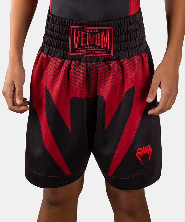 Venum Attack Boksshort Kinderen - Zwart/Rood