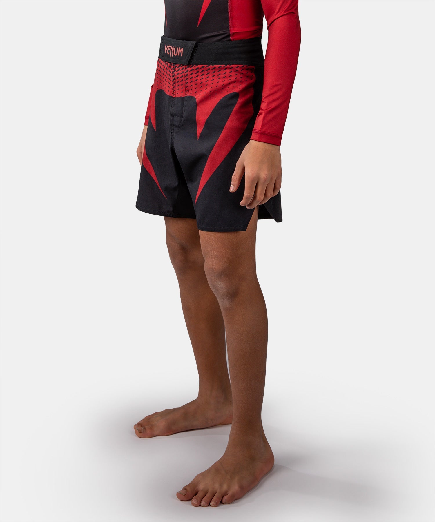 Venum MMA Shorts Attack Kinderen - Zwart/Rood