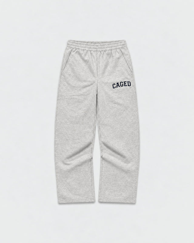 Caged Joggingsbroek Varsity - Grijs Melange