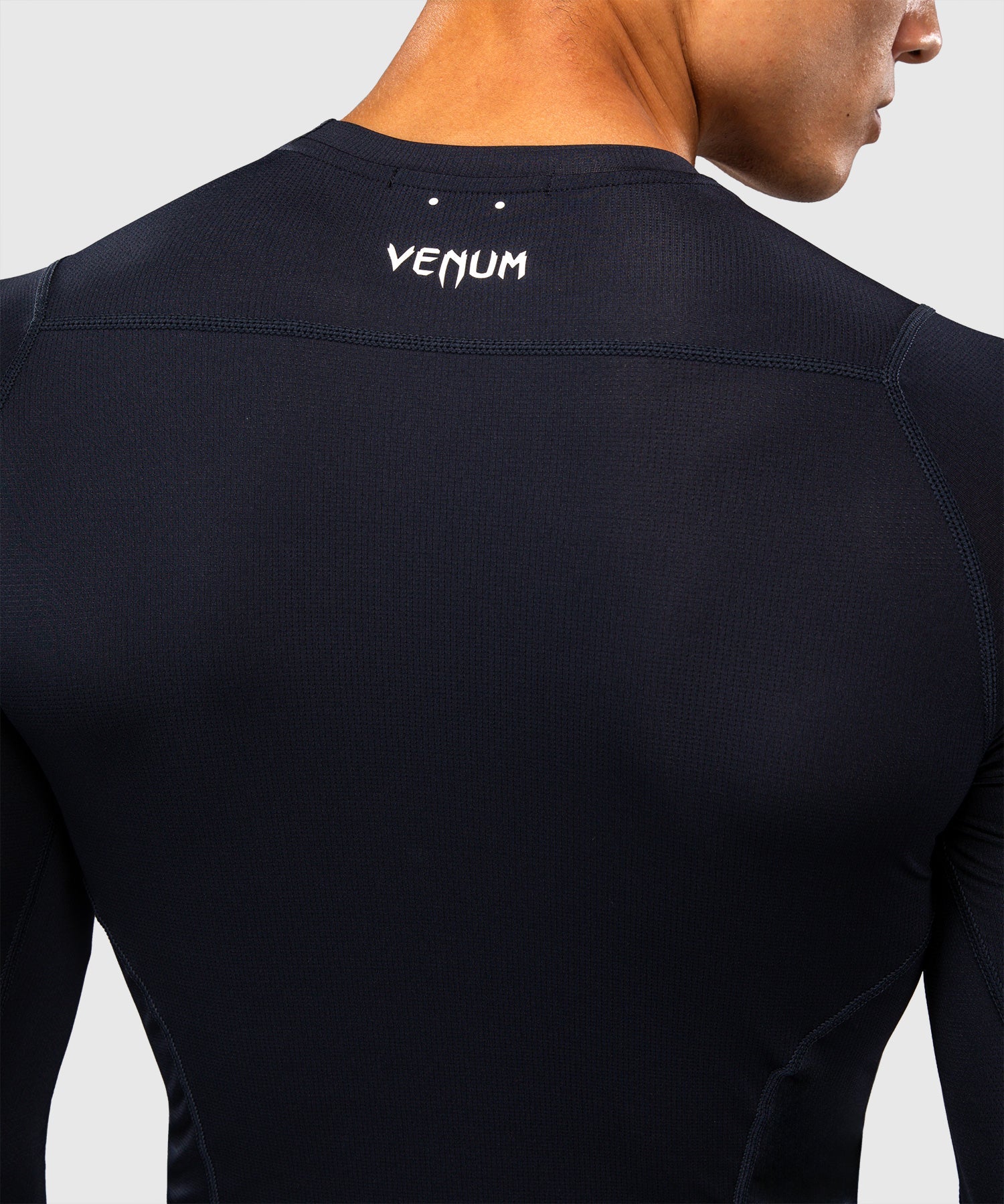 Venum Rashguard G-Core Lange Mouwen - Marineblauw/Wit