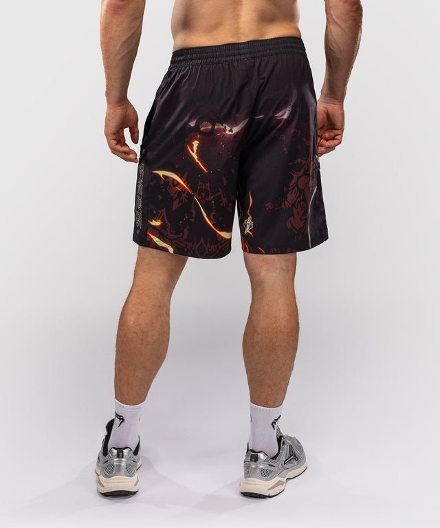 Venum Trainingsshorts Sukuna - Zwart/Lichtbeige