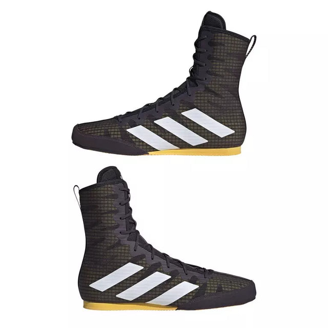 Buty bokserskie Adidas Box Hog 4 – Czarne/Białe