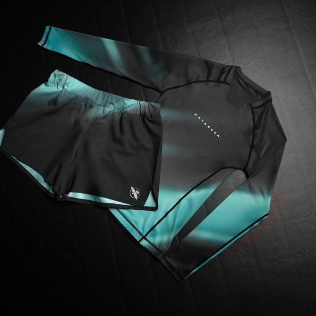Hayabusa Rashguard Apex Nova Lange Mouwen Dames - Turquoise
