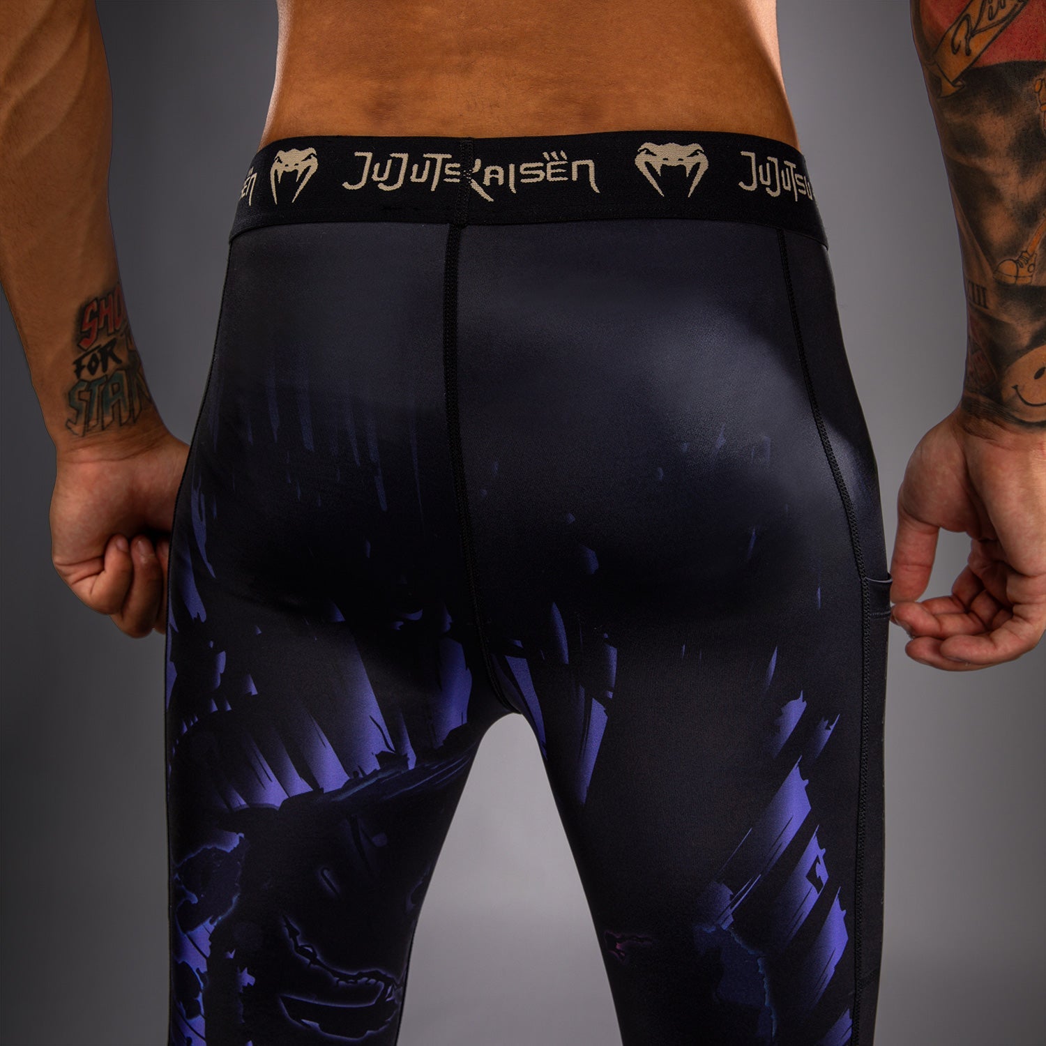 Venum Compressie Shorts x Jujutsu Kaisen Gojo - Paars