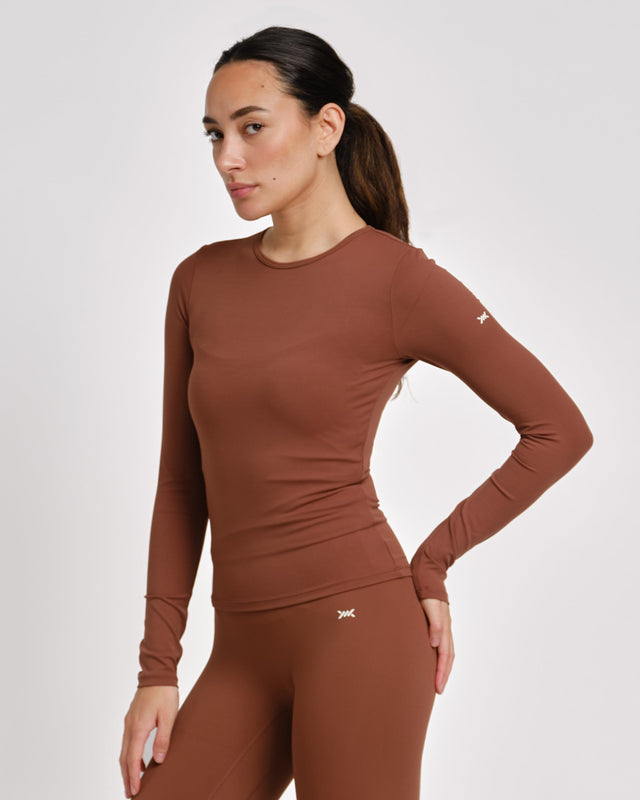 Caged Aspire Long Sleeves – Mocha