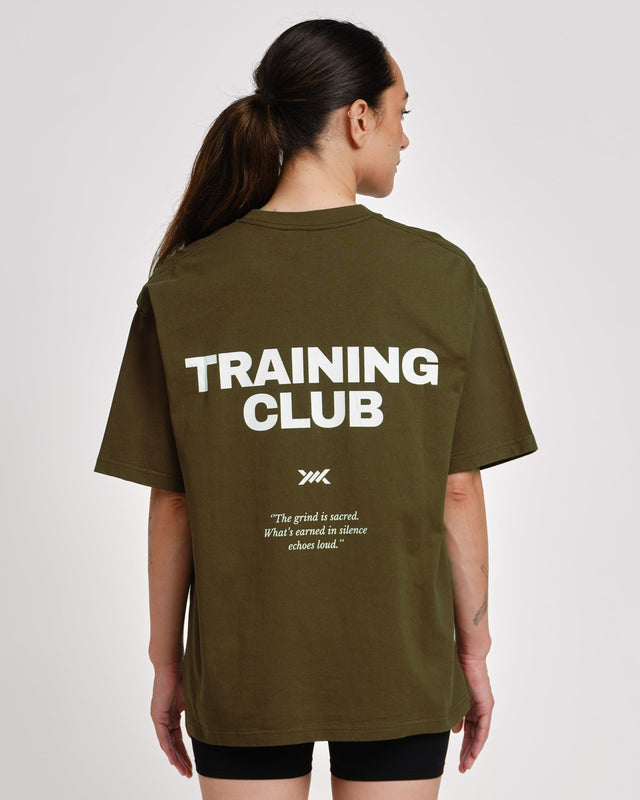 Tricou Caged Training Club – Verde Cachi