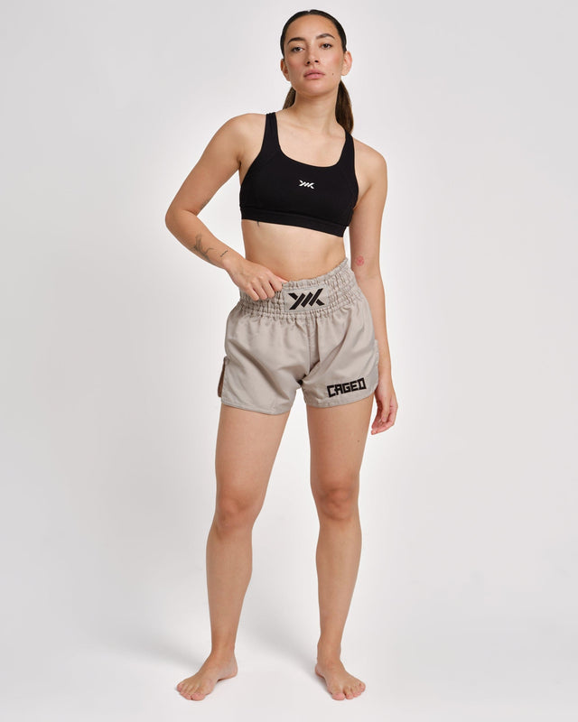 Caged Classic Muay Thai Shorts - Grijs