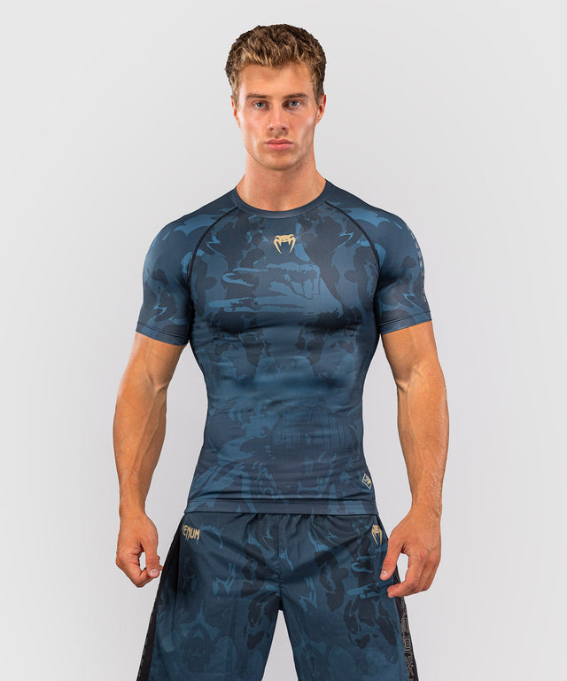 Venum Rashguard Fushiguro Korte Mouwen - Blauw
