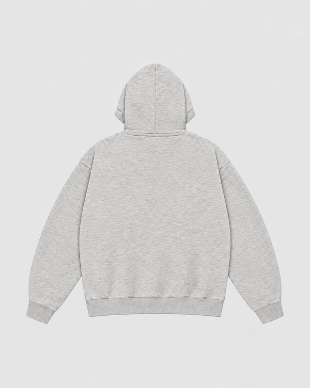 Caged Hoodie Varsity - Grijs Melange