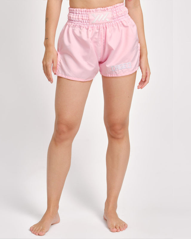 Caged Classic Muay Thai Shorts - Licht roze