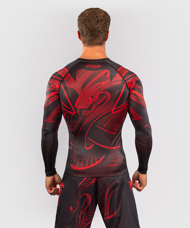 Venum Rashguard Crimson Viper 2.0 mangas compridas – Preto/Vermelho