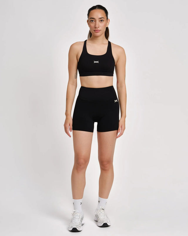 Caged Essential Sports Bra - Black