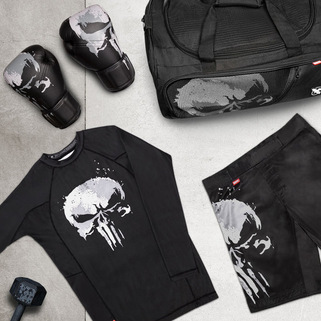 Marvel MMA Shorts The Punisher – Black