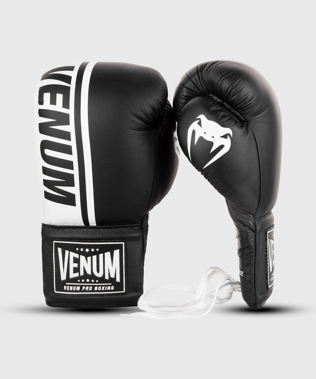 Venum Shield Pro Boxhandschuhe – Schwarz/Weiß