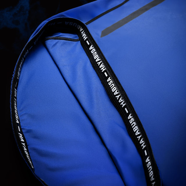 Rashguard Hayabusa x UFC BJJ – Krótki rękaw – Czarny/Niebieski