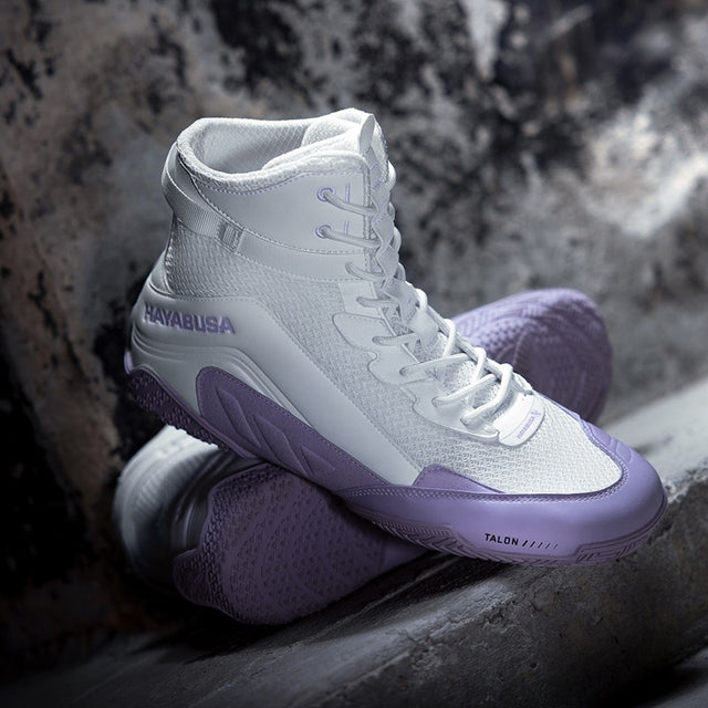Hayabusa Boksschoenen Talon - Wit/Lavendel