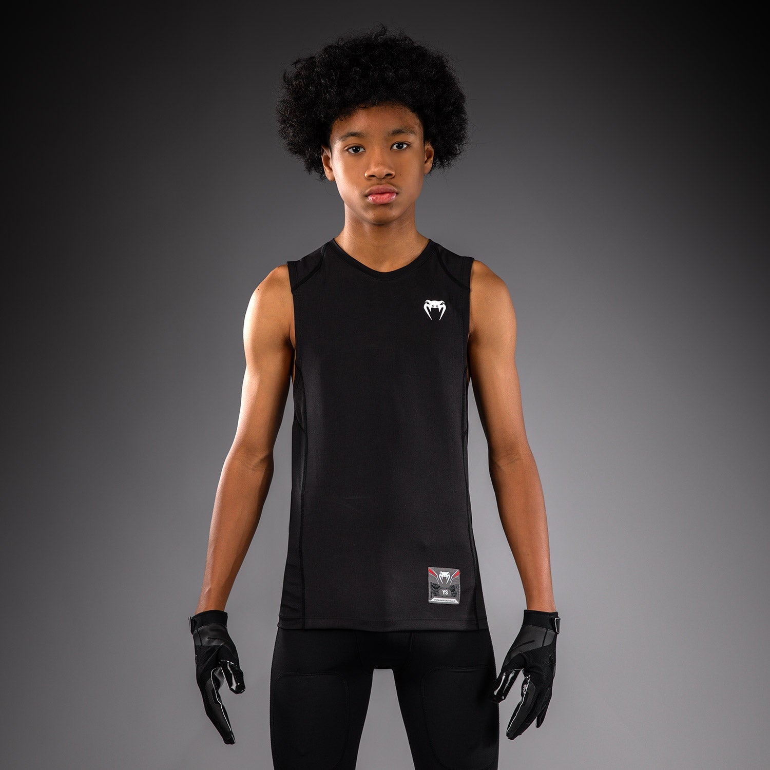 Venum Tank Top Elite Compression Kids – Black