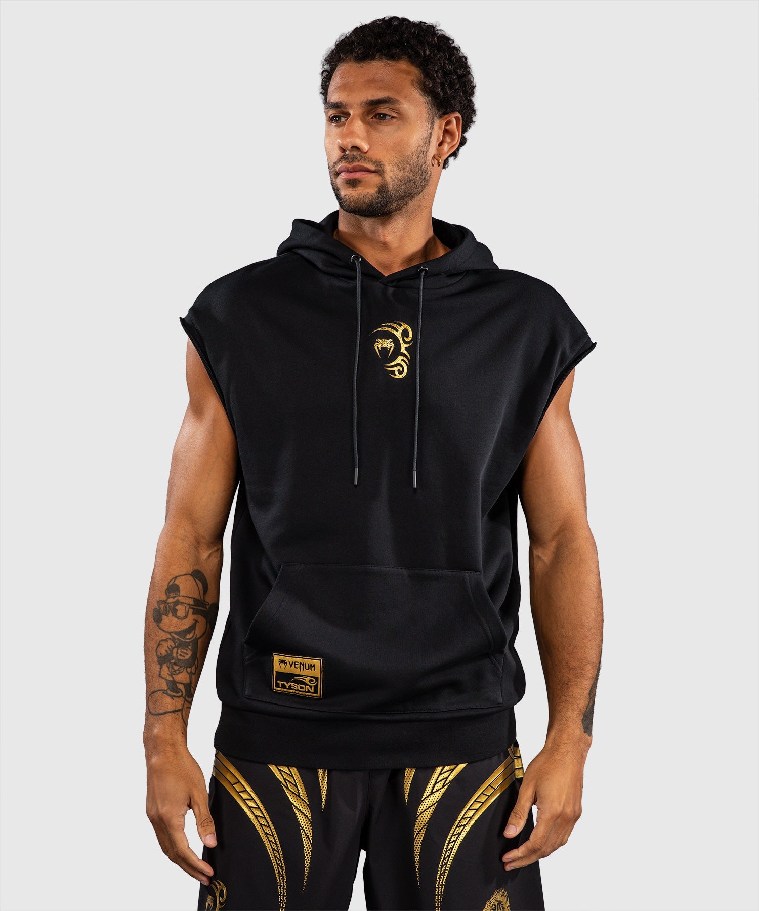 Venum x Mike Tyson Hoodie Mouwloze - Zwart/Goud