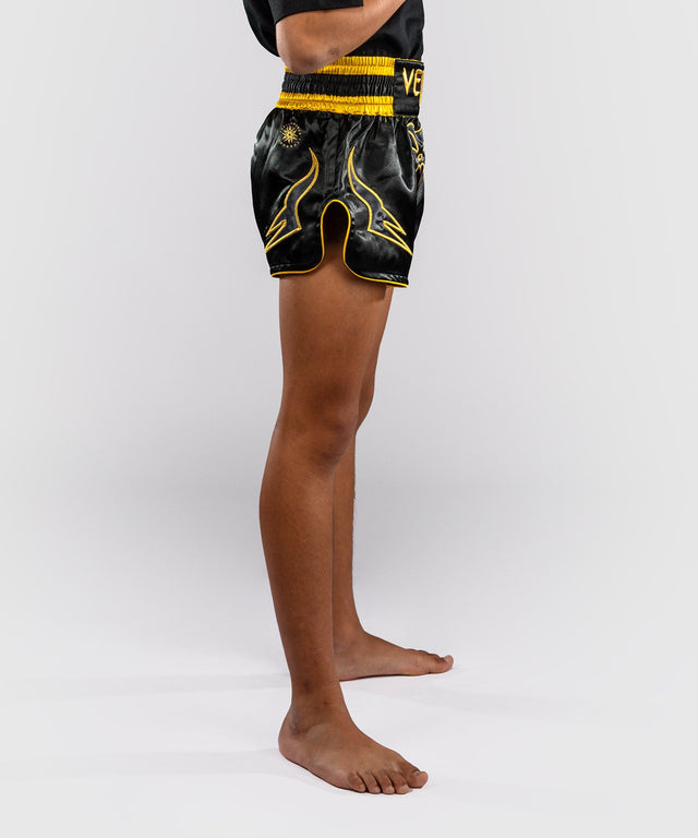 Venum Muay Thai Shorts Bangkok Fury Kinderen - Zwart/Goud