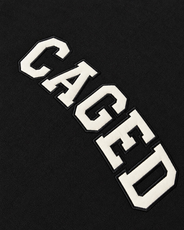Caged Hoodie Varsity - Zwart