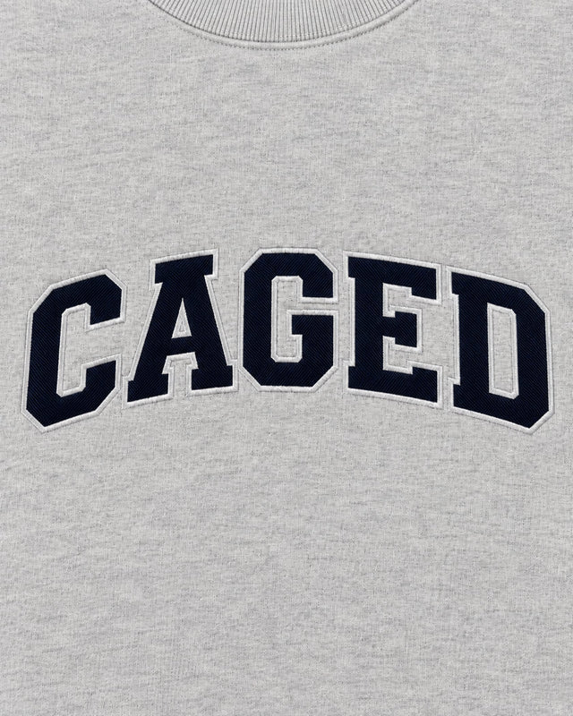 Caged Sweater Varsity - Grijs Melange