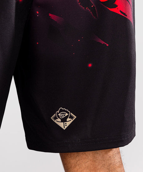 Calções de treino Venum x Jujutsu Kaisen Itadori – Preto/Vermelho