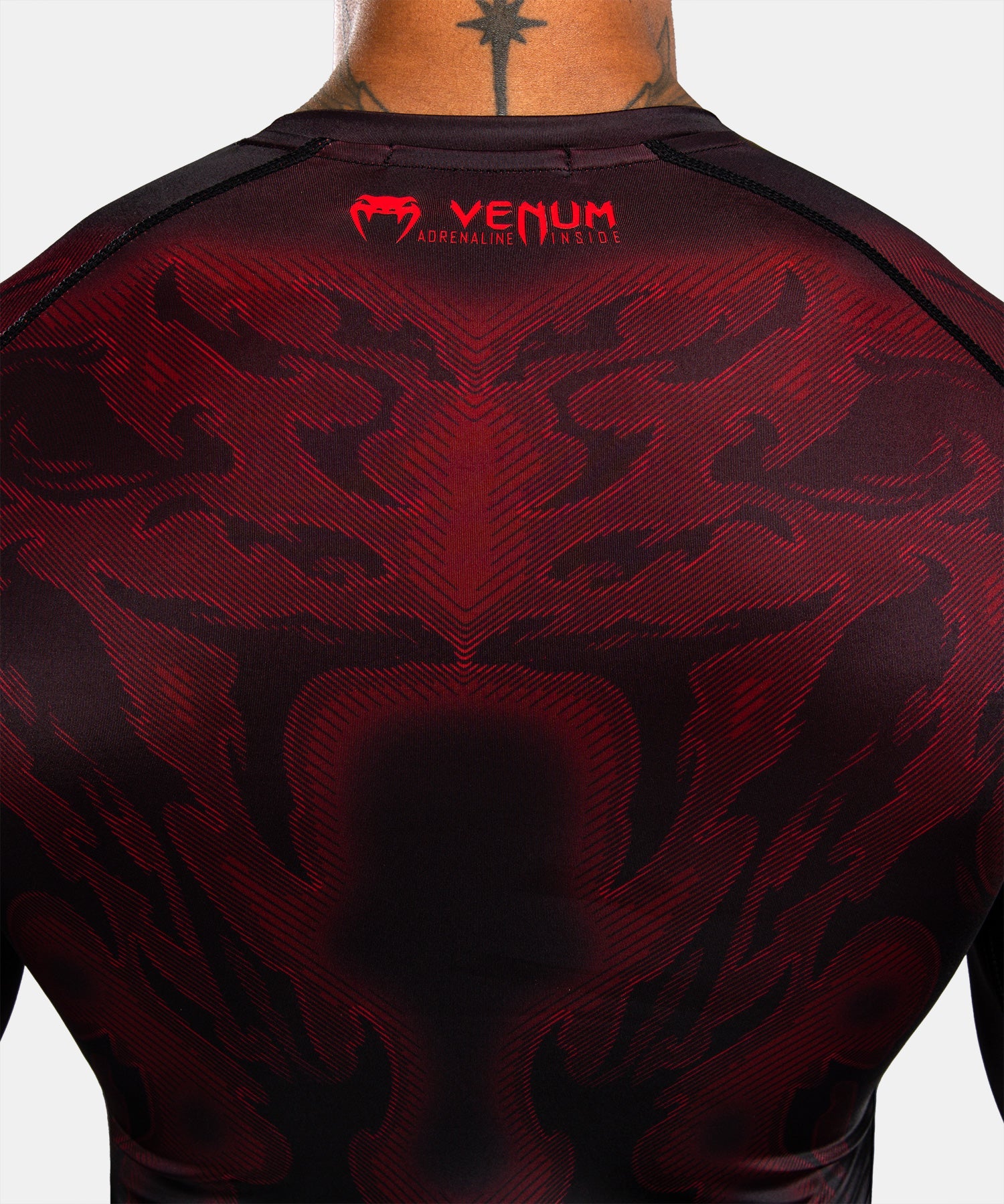 Venum Spectre Rashguard Long Sleeves – Black/Red